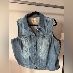 Ruff Hewn Blue Denim Vest